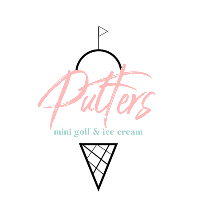 Putters Mini Golf Logo